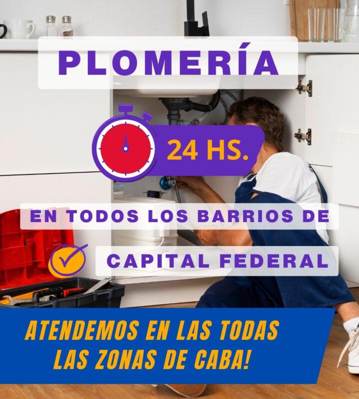 Plomeria 24 Horas en CABA